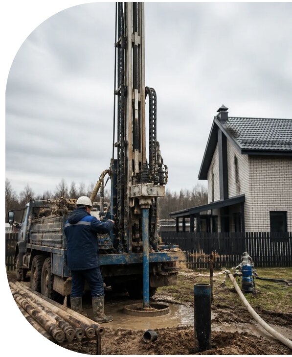 Бурение скважин на воду под ключ в Сосновом Боре от 121896 р. | АПаруса-Снб