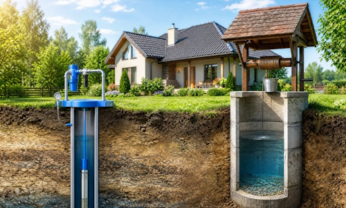 Автономное водоснабжение загородного дома Сосновый Бор: скважина или колодец 